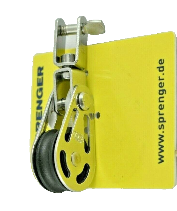 Sprenger Sliding Bearing Block 6mm - 1 Sheave, Swivel      35065 020 55