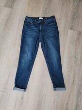 Jessica Simpson Women  s High Rise Indigo Dark Blue Stretch Skinny Jeans Size 4