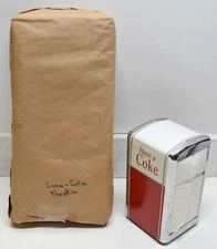 Coca-Cola Napkin Dispenser - Vintage Style Reproduction with supply of napkins