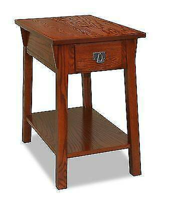 Leick Furniture Mission Chairside End Table In Russet For Sale