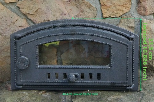 Porta in ghisa PIZZA Affumicatoio Forno per Pizza Pane 42x27.5cm FUOCO |  eBay
