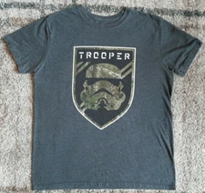 Star Wars Stormtrooper Camo T Shirt L Large Realtree Endor EUC INV2694