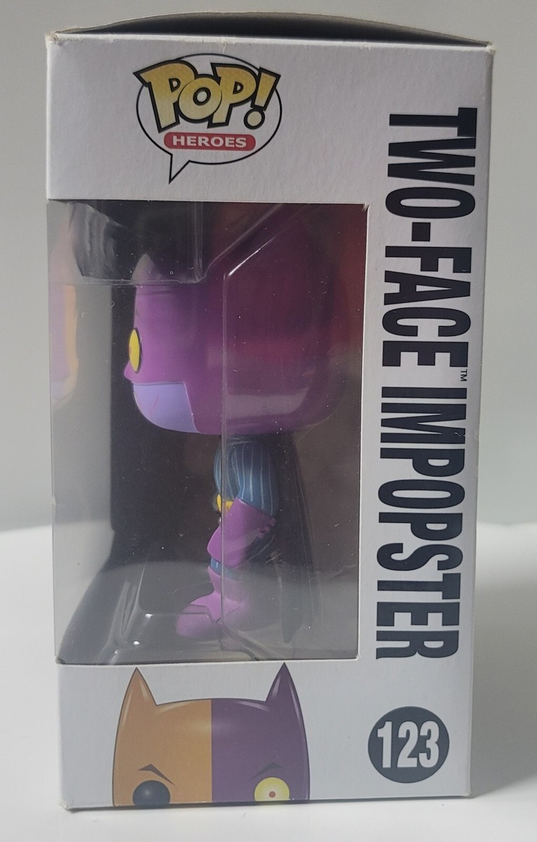 Funko Pop! DC Comics Super Heroes Two-Face Impopster #123