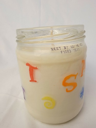 handmade soy candles- i say f!ck it