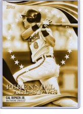 Cal Ripken Jr. 2019 Topps Update Perennial All-Stars 5x7 Gold #PAS-7 /10 Orioles