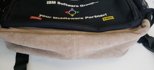 Vintage IBM Computer Backpack Bag Tivoli Software Lotus DB2 Common Websphere - Picture 4 of 14