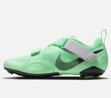 Women's Nike Superrep Cycle CJ0775-305 Glow Grey Green Indoor Black Spinning s