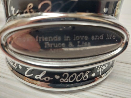 Globo de nieve Things Remembered reproduce "I Say A Little Prayer" pareja recién casada - Imagen 10 de 12