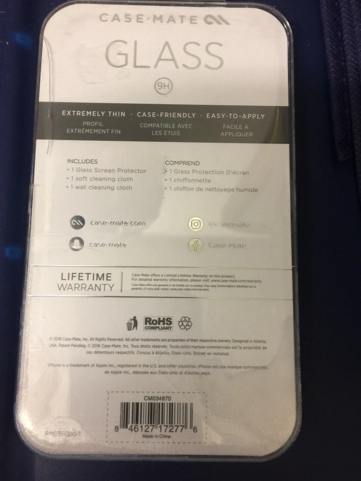 Funda protectora de pantalla de vidrio templado mate para teléfono celular 9H para iPhone 6/6s/7 Foto 3 de 4