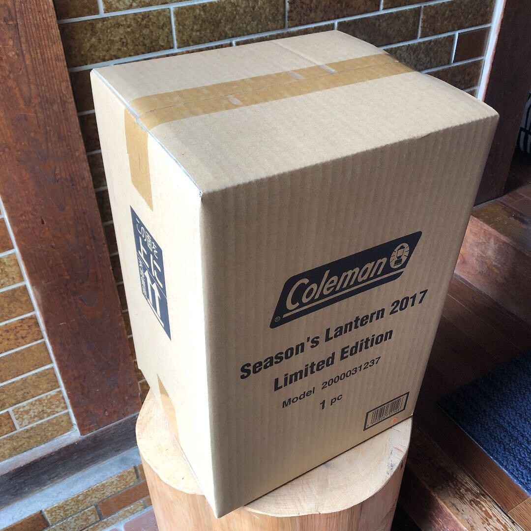 コールマンシーズンズColeman Season's Lantern 青2017 Coleman Seasons Lantern 2017 Vintage Blue Good Condition r16