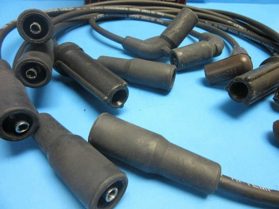 Juego de cables de bujías de alta temperatura para Chevy GMC Oldsmobile 4,3 L V6 7 mm GMC OEM #QW1251 Foto 3 de 4