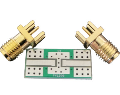 Mini-Circuits LFCN/HFCN/BFCN FV1206 Filter Evaluation PCB Board & SMA Connectors