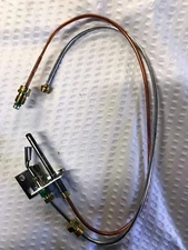 Gas Log Safety Pilot Tube & Thermo-couple Assembly  Natural Gas 18" Leads 102W