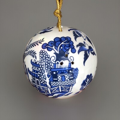 Vintage Bone China  Potpourri Holder Floris Of London Or Christmas Ornament