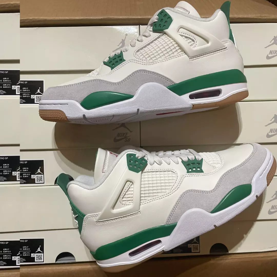 Air Jordan 4 Retro SB Pine Green DR5415-103 Sz: 4-13