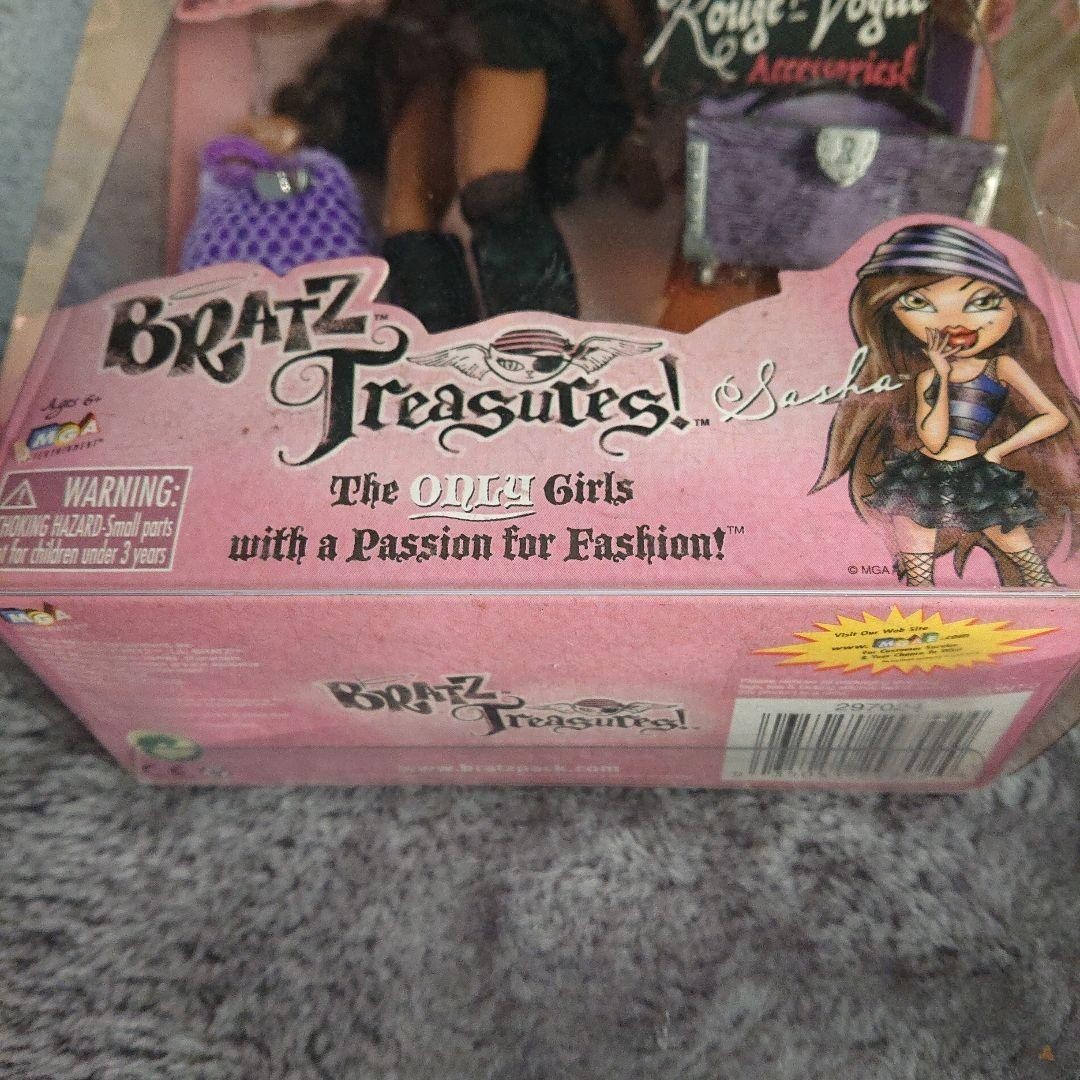 Unopened BRATZ The Treasures SASHA 2nd Edition 2005 Doll Toy