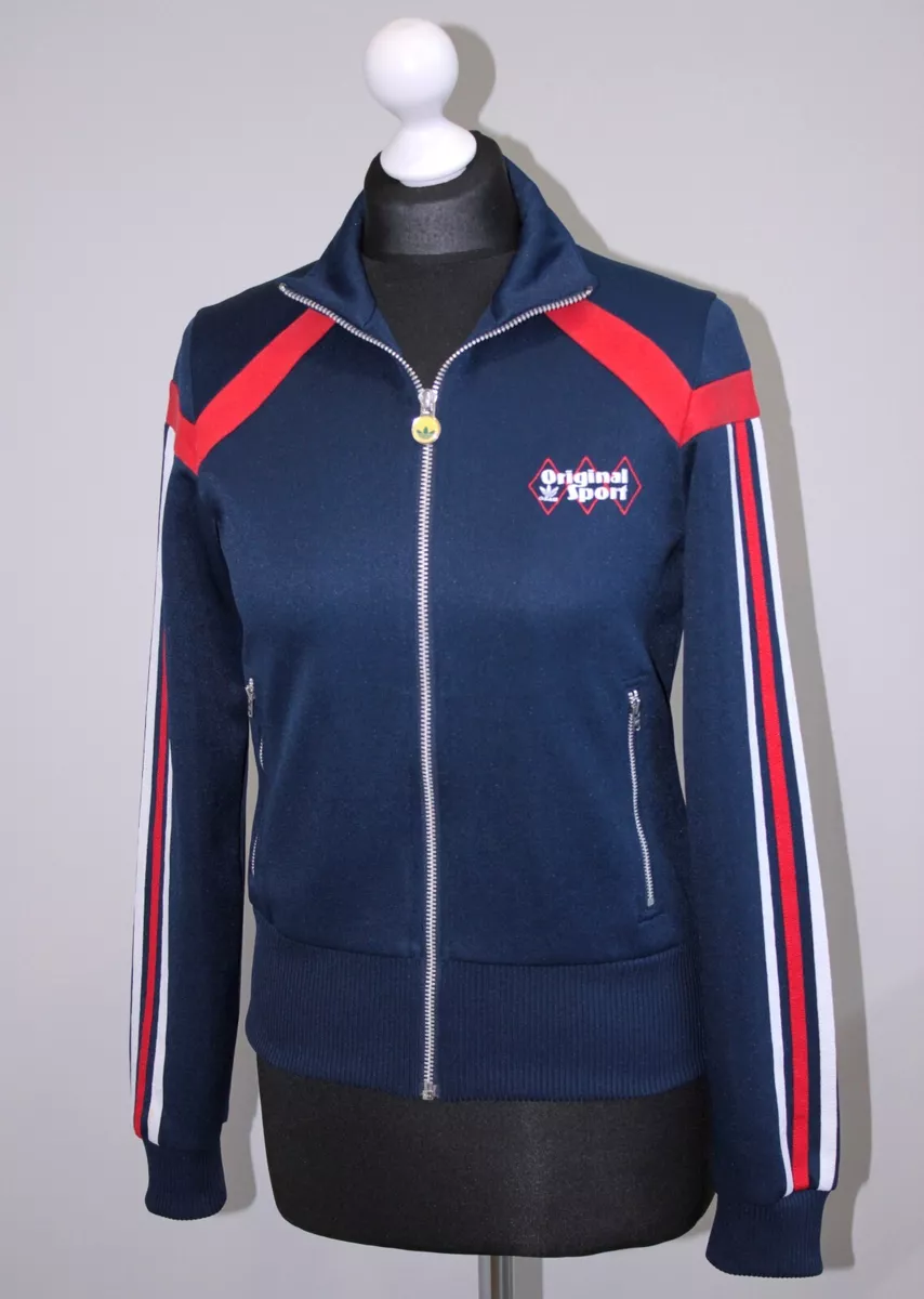 Adidas Original Sport womens retro style track jacket Size 38 / UK 12 | eBay