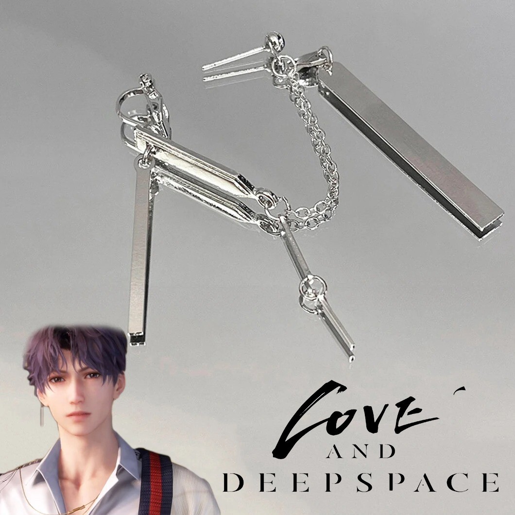 KIRA KIRA Heroine Ear Clips – Love And Deepspace Abysm Sovereign Cosplay Earrings For Halloween & Anime Events
