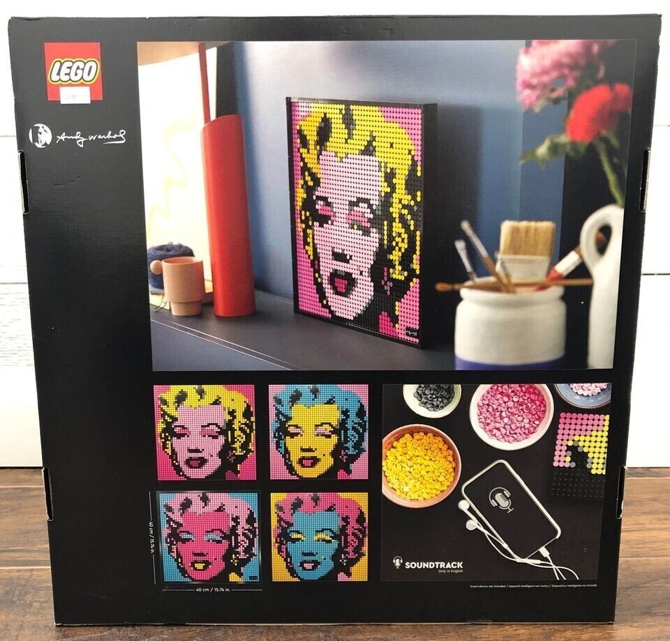 Lego Art Andy Warhol's Marilyn Monroe 31197 Building Kit