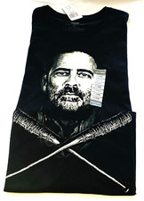 The Walking Dead Negan-Crossed Bats- T Shirt  XL  Logo Hot Topic Black -New