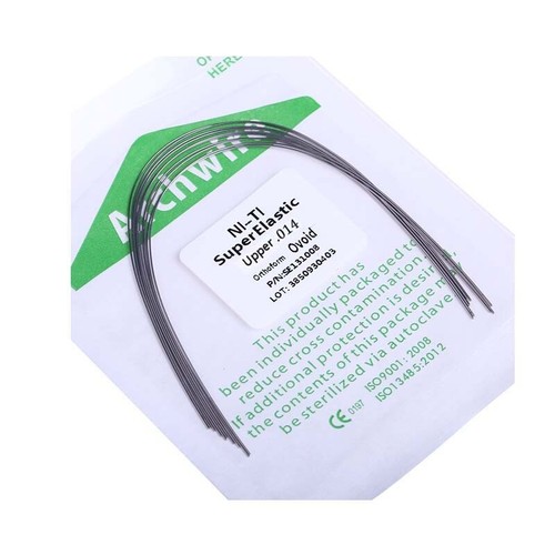 20x Dental Orthodontic Arch Wire Super Elastic NITI Round Ovoid Form ...