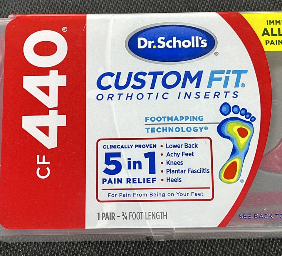 Dr. Scholl's Custom Fit Orthotic Insert CF 440 | eBay