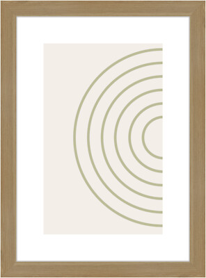 Bilderrahmen Holz, inkl. Poster, Fotorahmen, Echtglas, Velino accent by nielsen