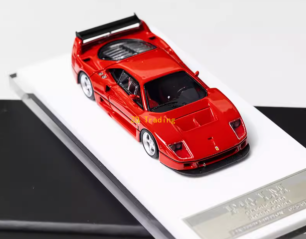 SUPCAR F40 レッドレーシング仕様 限定999台 1/64スケール MY64 1:64 Red Snow F40 Classic Super Racing Sports Model