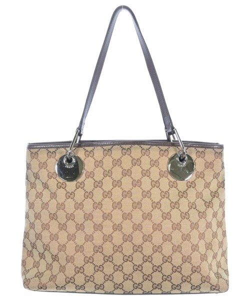 GUCCI Beige Patterned Tote Bag 2200568252530-image