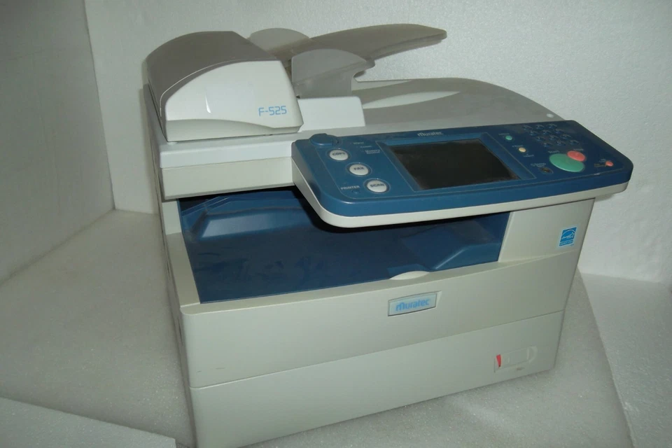 Muratec F-525 Multi-Function AIO Printer Copy Fax Scan Network ADF Touchscreen - Image 3 of 4