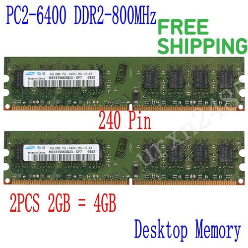 16GB 8GB 4GB 2GB DDR2 533 667 800MHz PC2 Desktop RAM Memory New For Samsung LOT - Picture 13 of 27