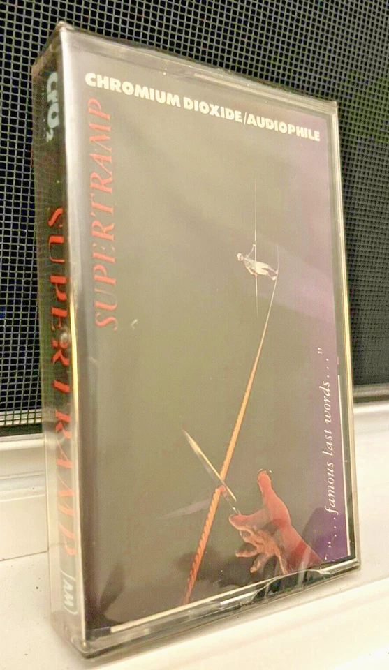 SUPERTRAMP FAMOUS LAST WORDS CASSETTE TAPE SEALED JOST - Image 2 of 4