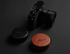 Handmade Cow Leather Lens Cap Case Cover for Leica Q3 Q2 Q/QP Camera Milicase 