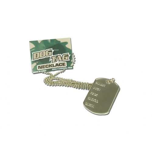 Dog Tag Necklace, War, Heroes, Army, Soldiers, Military, Men's Fashion 22990
