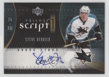 2007-08 Upper Deck Trilogy Script 1 Steve Bernier #S1-SB Auto 0u8p