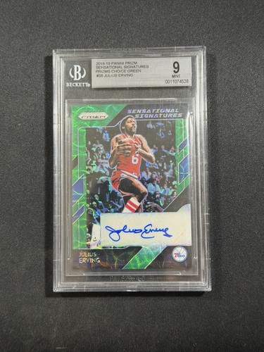 Julius Erving [Choice Prizm] #SS-JEV 2018 Panini Prizm Sensational Signatures card