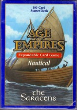 1x Sealed New - Age of Empires Expandable Card Game Starter Deck - Saracens