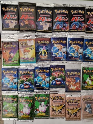 wotc pokemon booster packs 1999 Base Set Unlimited Pack | Sealed Authentic Pokemon TCG Booster Pack,
