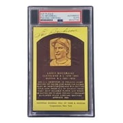 Lou Boudreau Signed 4x6 Cleveland HOF Plaque Card PSA/DNA 85027792 - Picture 3 of 4
