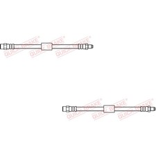2x QUICK BRAKE Bremsschlauch links rechts für BMW 7er F01 F02 F03 F04
