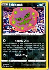 Spiritomb 103/198 Chilling Reign Reverse Holo Rare Pokemon Near Mint