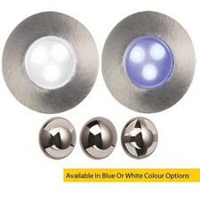 Knightsbridge IP65 0.6W LED Mini Walk Over Ground Light With 3 Bezels Series