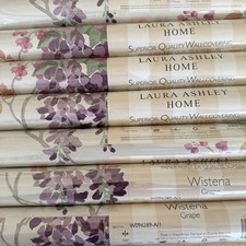 Laura Ashley Wisteria Grape Wallpaper 7 Rolls Avail price per roll 