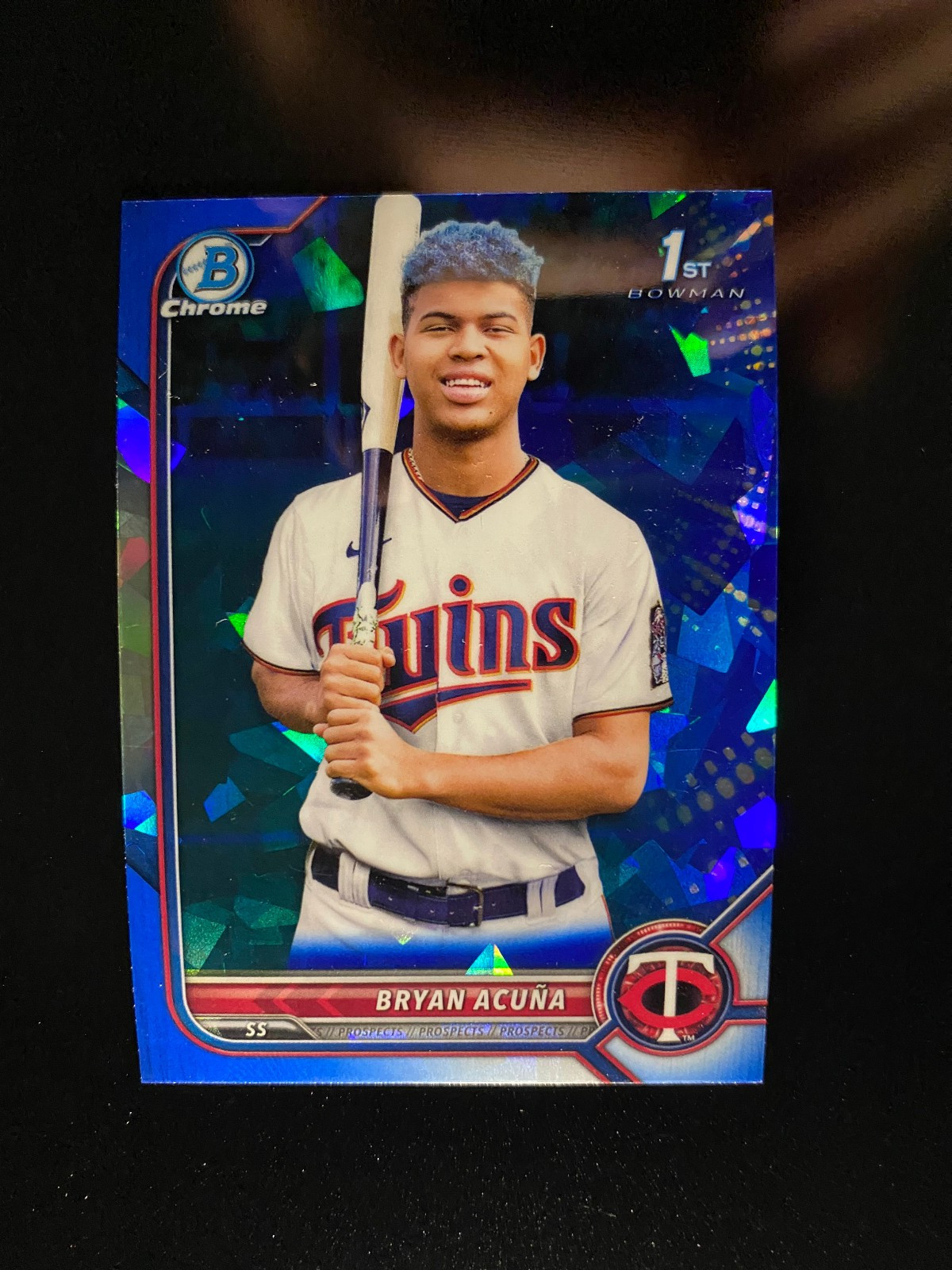 BRYAN ACUNA Nice 2022 1st Bowman Chrome Sapphire Edition #BCP-151 Minn. Twins