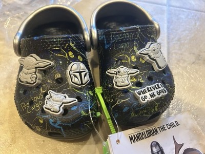 Crocs x Disney Star Wars Mandalorian Classic Grogu Clog Toddler Boy C4 NWT