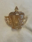 Vintage Jeanette "Iris Iridescent" 5 1/2 Inch Sugar Bowl