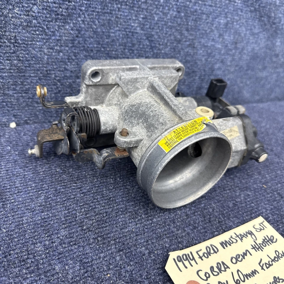 Ford Mustang Svt Cobra 302 1995 5,0 L carrocería de acelerador original OEM 1994 Sn95 5,0 Foto 2 de 4