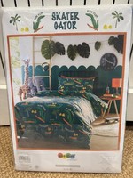 Skater Gator Single Duvet Set Portfolio Home Children Kids Bedding NEW