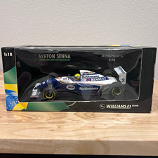 MINICHAMPS 1:18 Ayrton Senna Williams Renault FW14 1991 British GP Diecast