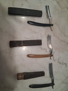 Antique Straight Razor Lot Of 3 Joseph Elliot CLAUSS AND FREDRICKS CELEBRATED